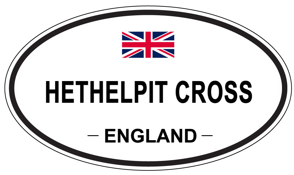 HETHELPIT CROSS, England - Oval Magnet