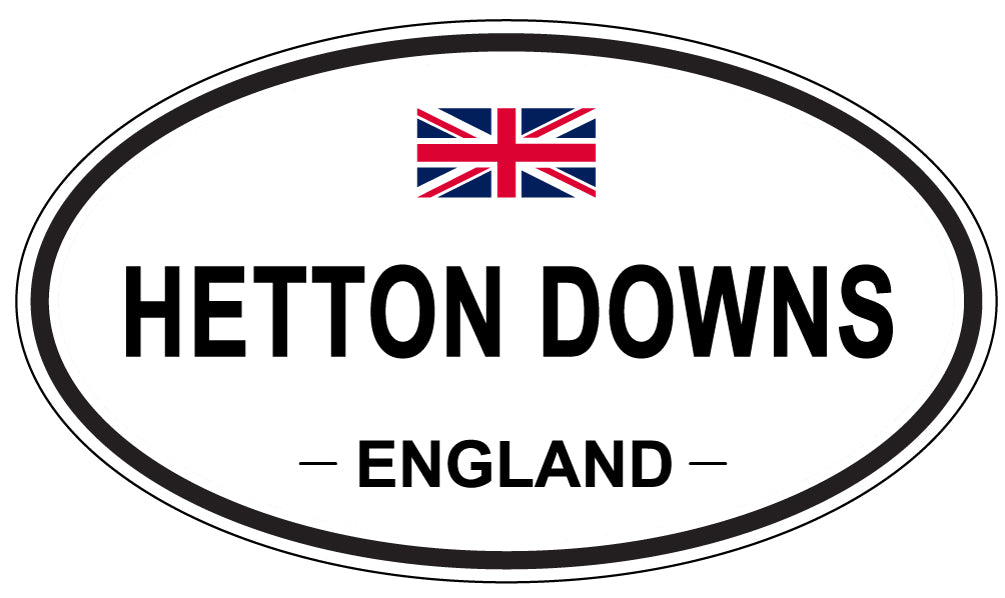 HETTON DOWNS, England - Oval Magnet