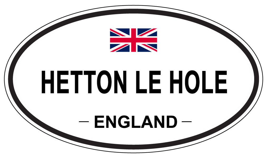 HETTON LE HOLE, England - Oval Magnet