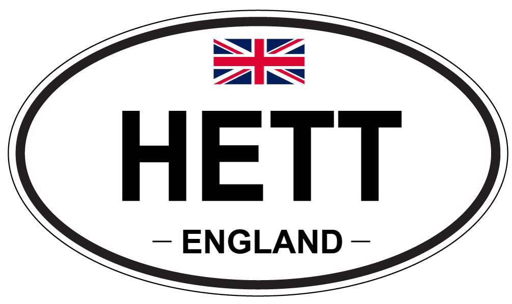 HETT, England - Oval Magnet