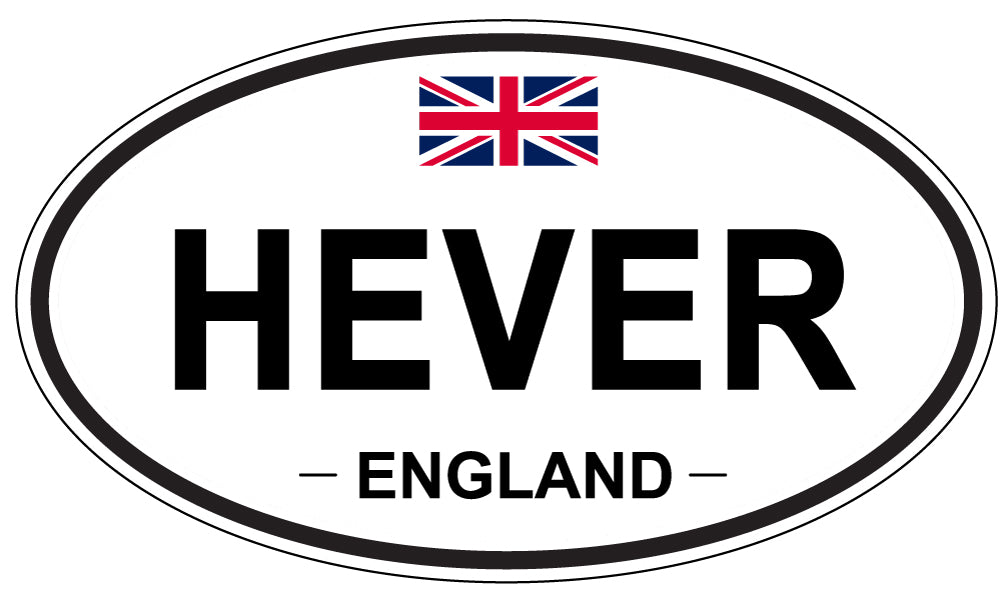 HEVER, England - Oval Magnet