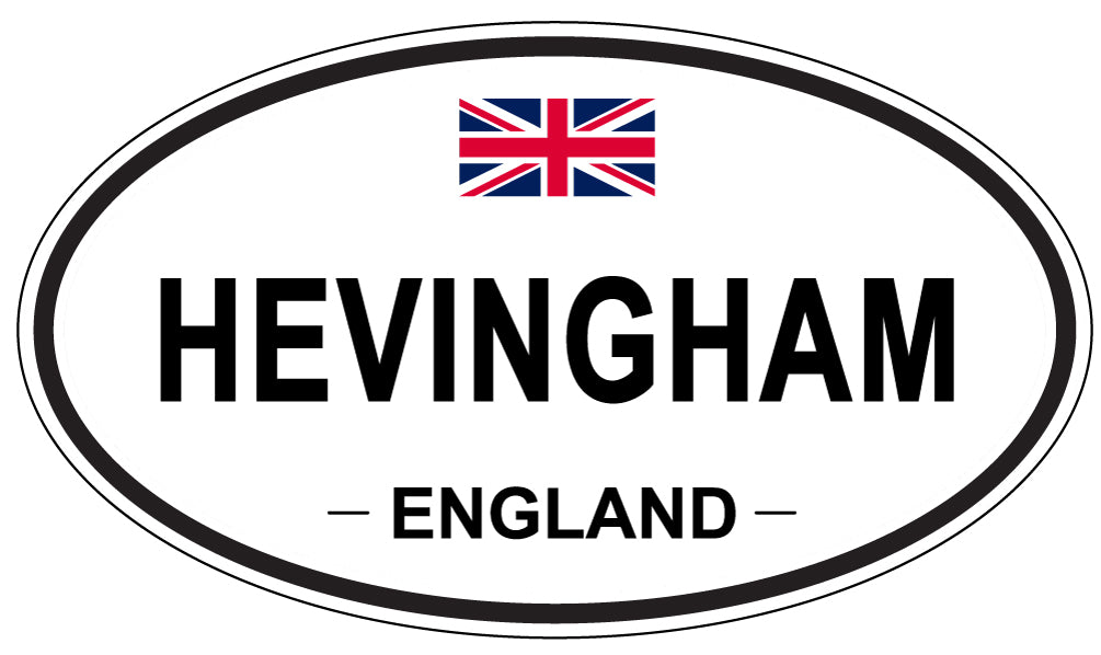 HEVINGHAM, England - Oval Magnet