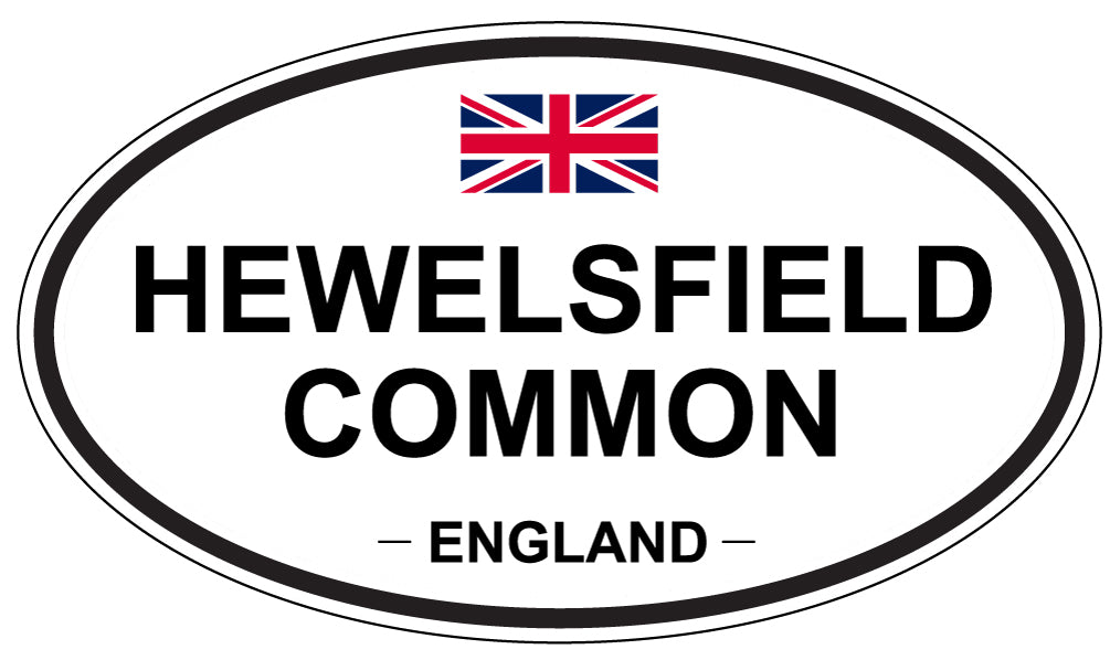 HEWELSFIELD COMMON, England - Oval Magnet
