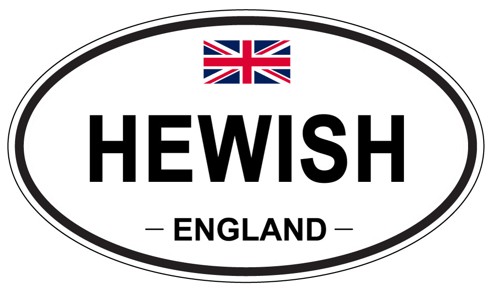 HEWISH, England - Oval Magnet