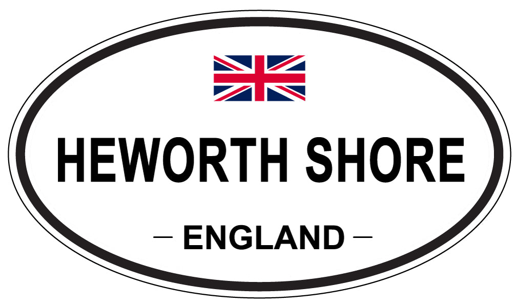 HEWORTH SHORE, England - Oval Magnet