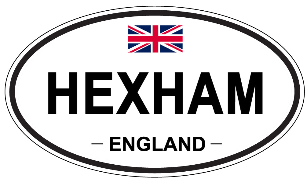 HEXHAM, England - Oval Magnet