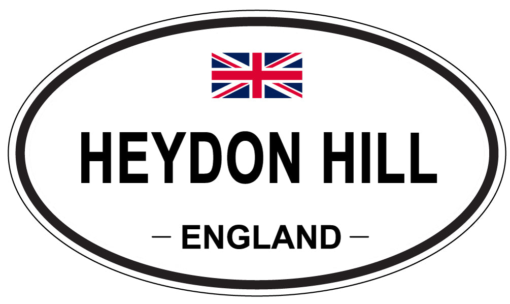 HEYDON HILL, England - Oval Magnet