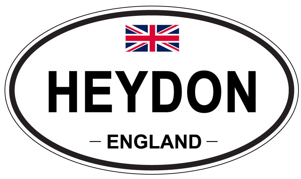 HEYDON, England - Oval Magnet