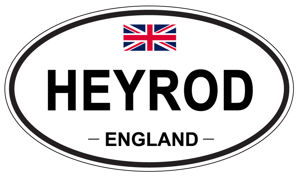 HEYROD, England - Oval Magnet