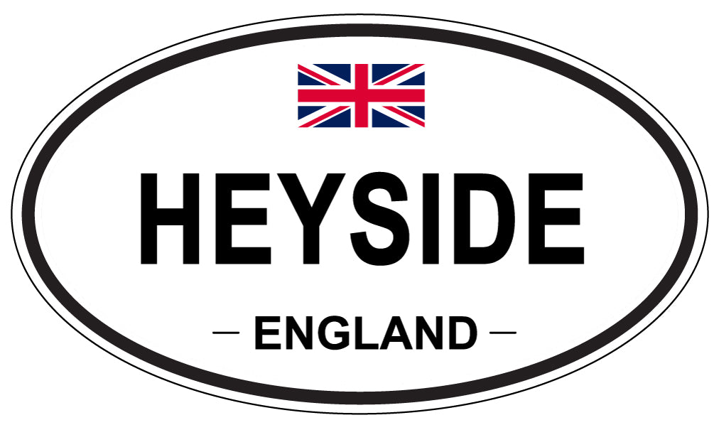 HEYSIDE, England - Oval Magnet