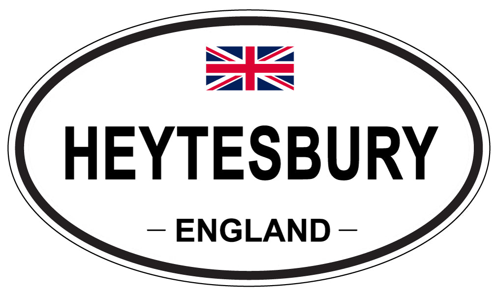 HEYTESBURY, ENGLAND - Oval Sticker