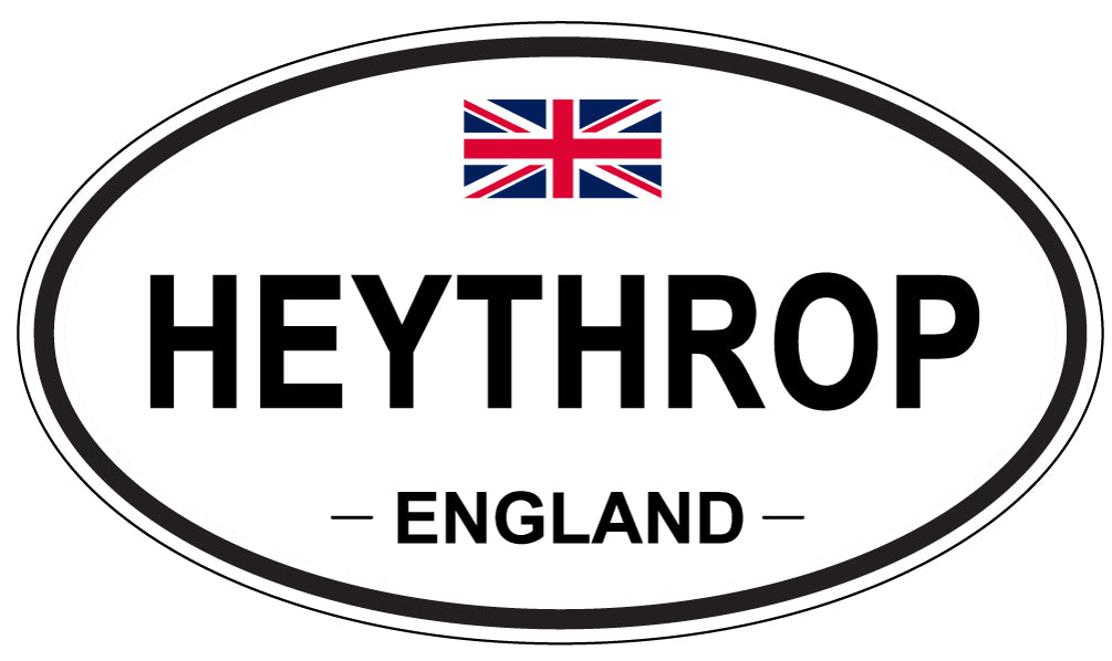 HEYTHROP, England - Oval Magnet