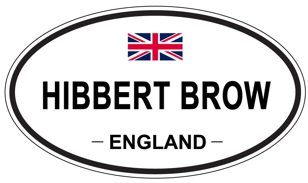 HIBBERT BROW, England - Oval Magnet