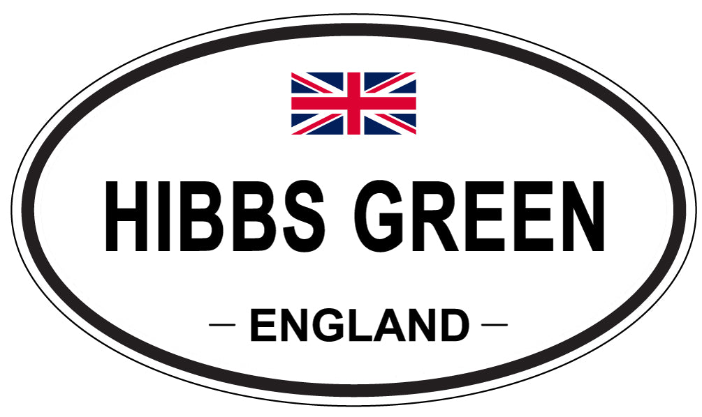 HIBBS GREEN, England - Oval Magnet