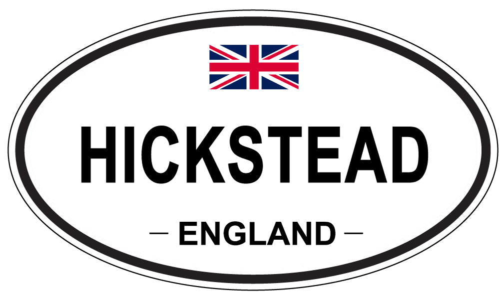 HICKSTEAD, ENGLAND - Oval Sticker