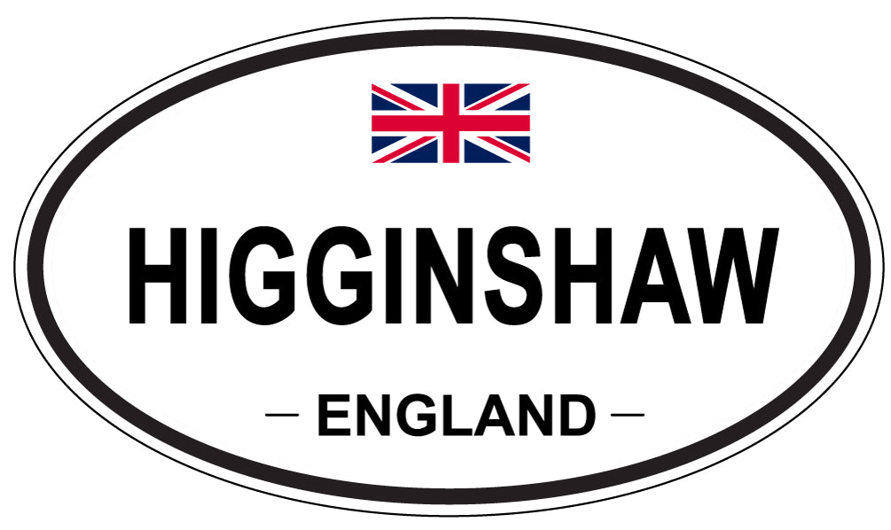 HIGGINSHAW, England - Oval Magnet