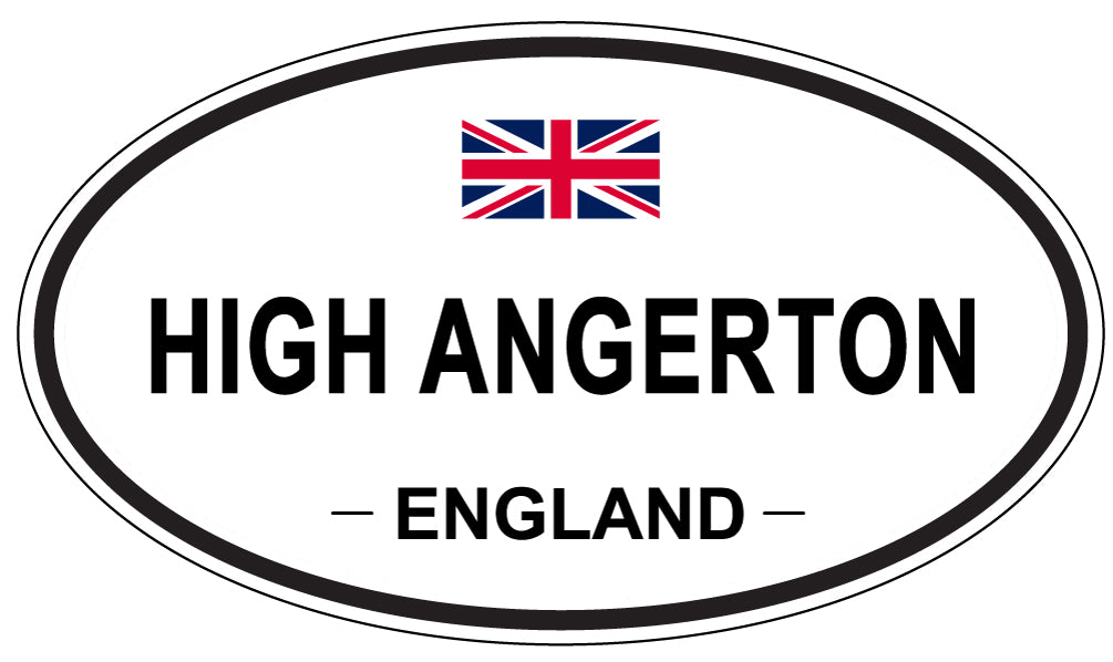 HIGH ANGERTON, England - Oval Magnet
