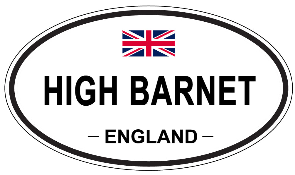HIGH BARNET, England - Oval Magnet