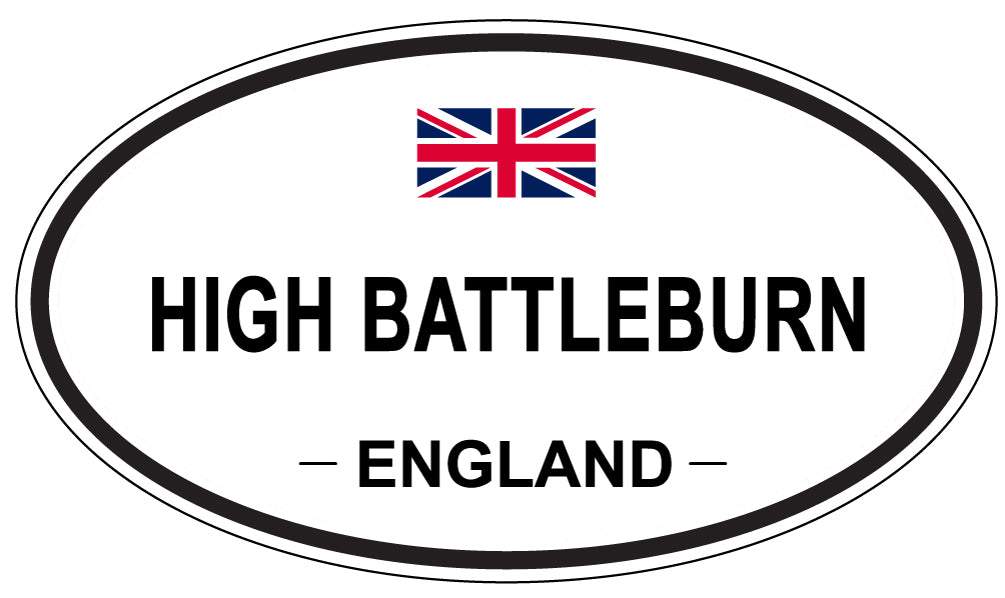 HIGH BATTLEBURN, England - Oval Magnet