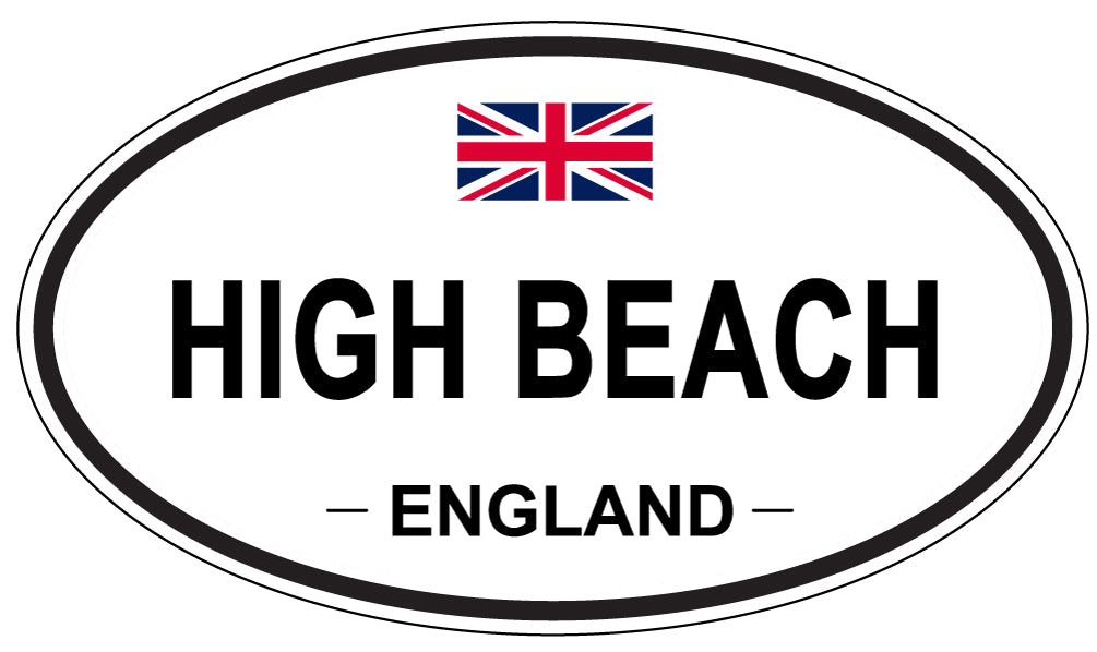 HIGH BEACH, England - Oval Magnet