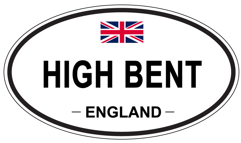 HIGH BENT, England - Oval Magnet