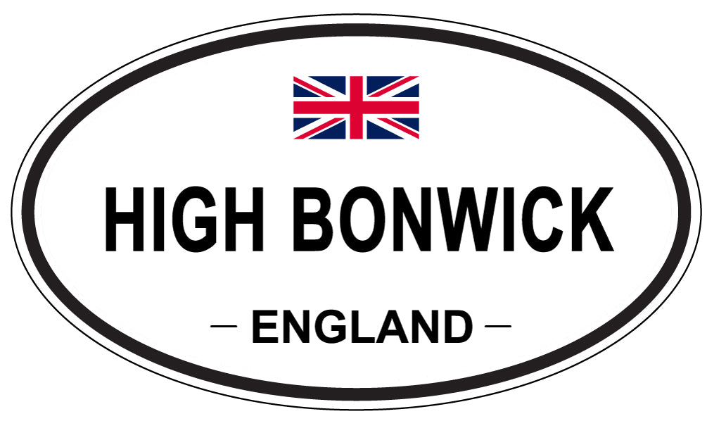 HIGH BONWICK, England - Oval Magnet