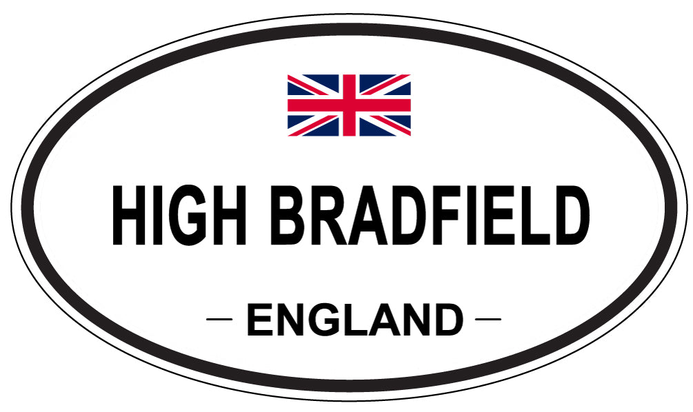 HIGH BRADFIELD, England - Oval Magnet