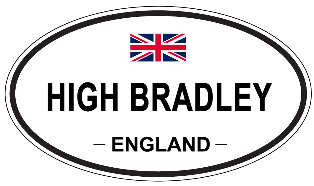 HIGH BRADLEY, England - Oval Magnet