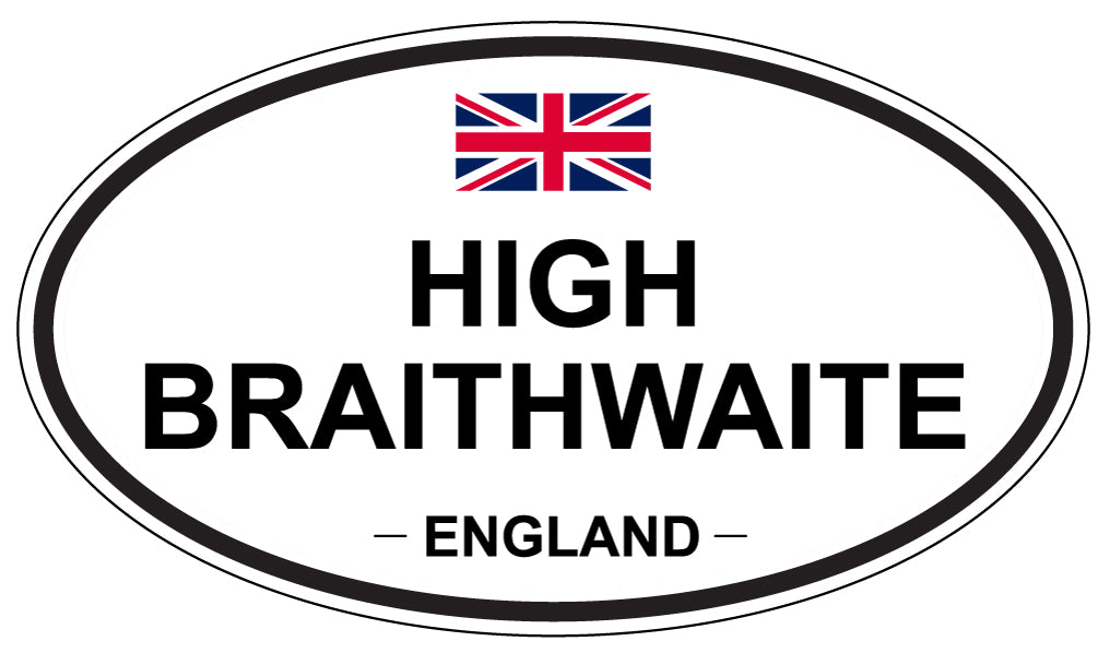 HIGH BRAITHWAITE, England - Oval Magnet