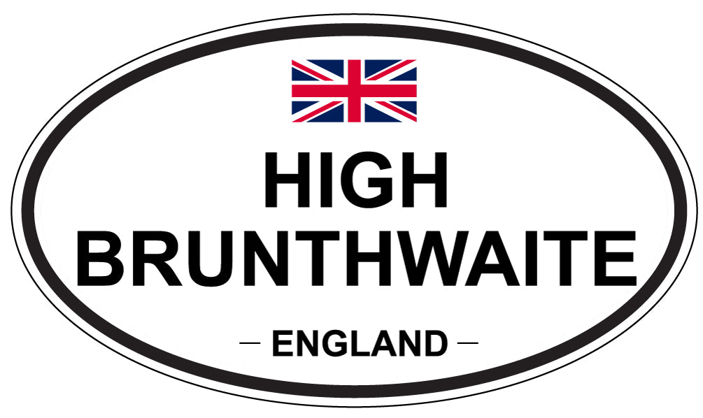 HIGH BRUNTHWAITE, England - Oval Magnet
