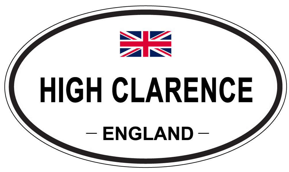 HIGH CLARENCE, England - Oval Magnet