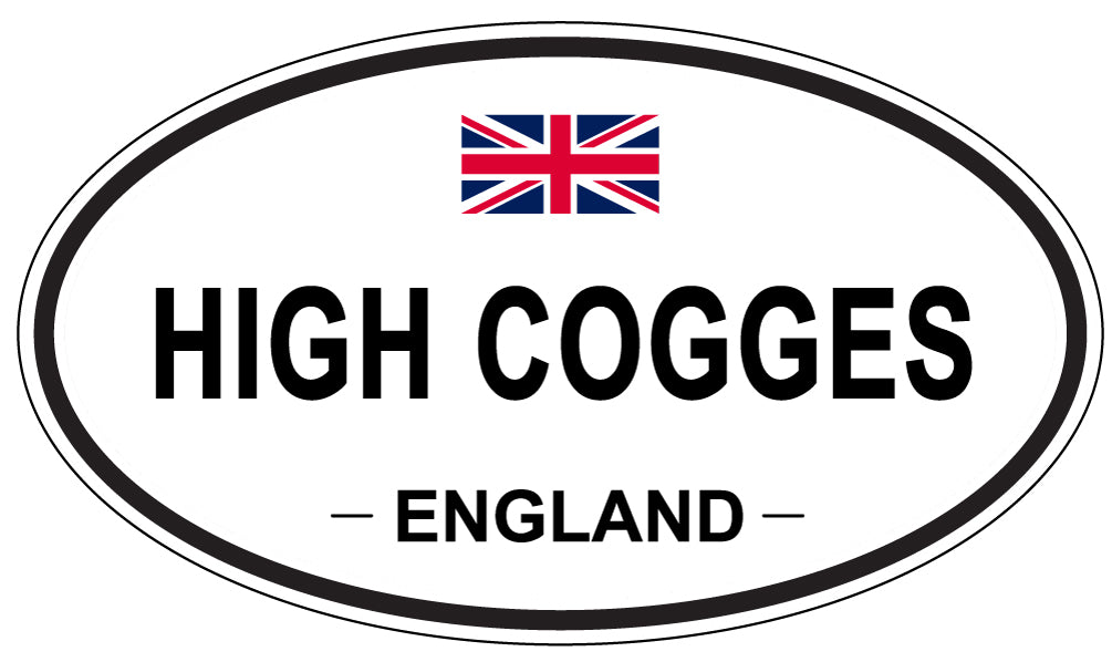 HIGH COGGES, England - Oval Magnet