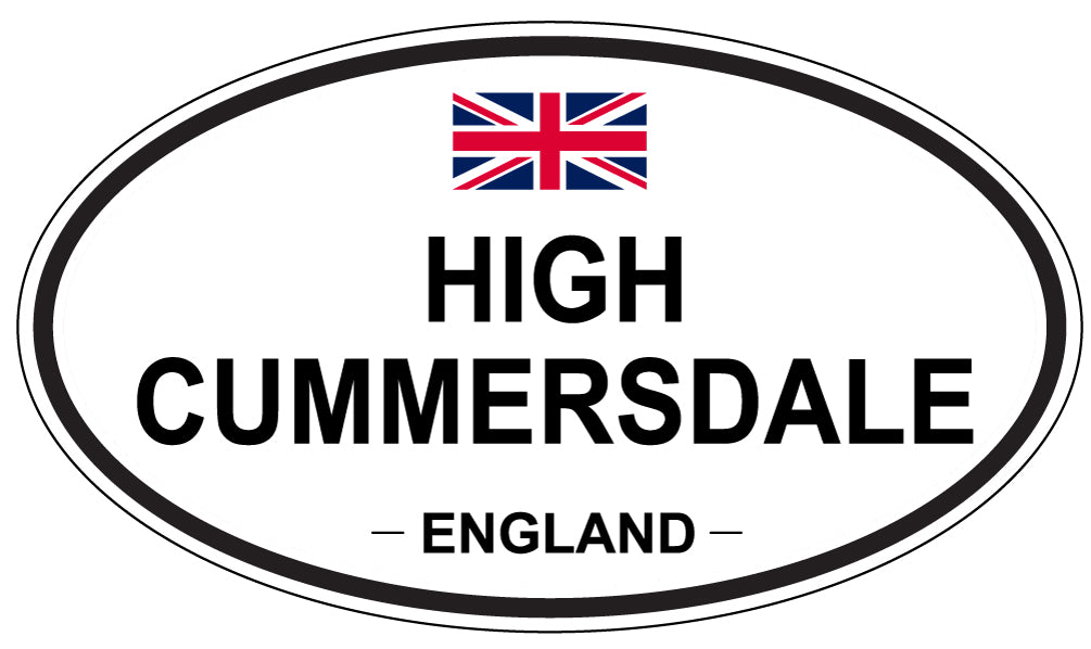 HIGH CUMMERSDALE, England - Oval Magnet