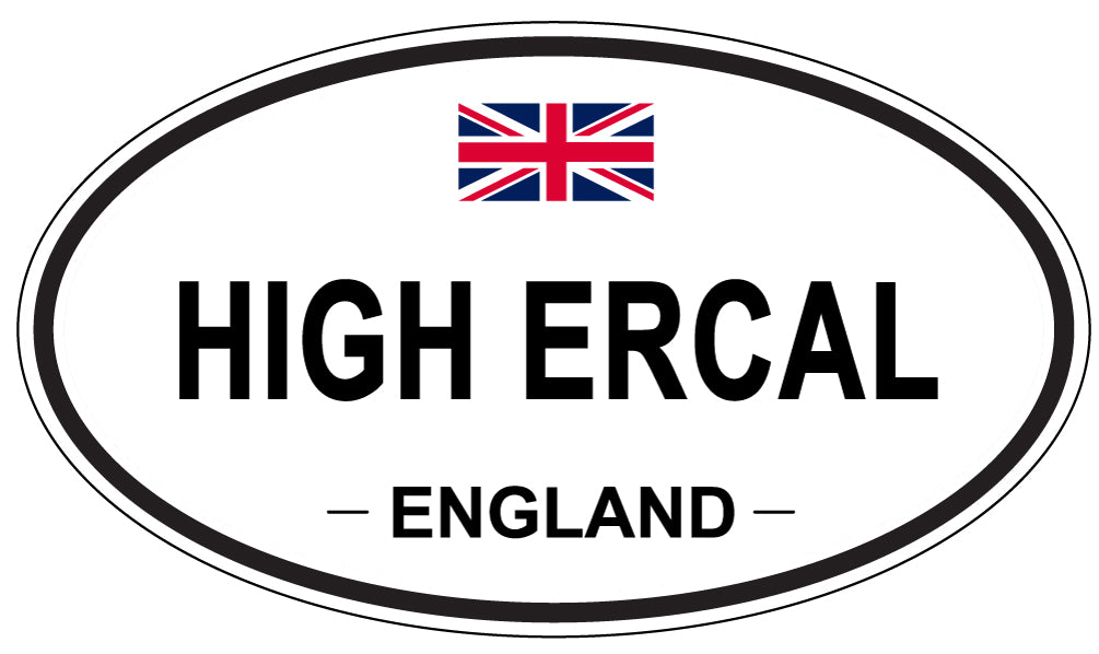 HIGH ERCAL, England - Oval Magnet