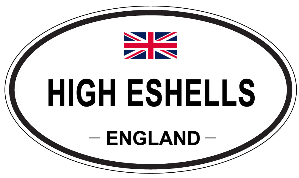 HIGH ESHELLS, England - Oval Magnet