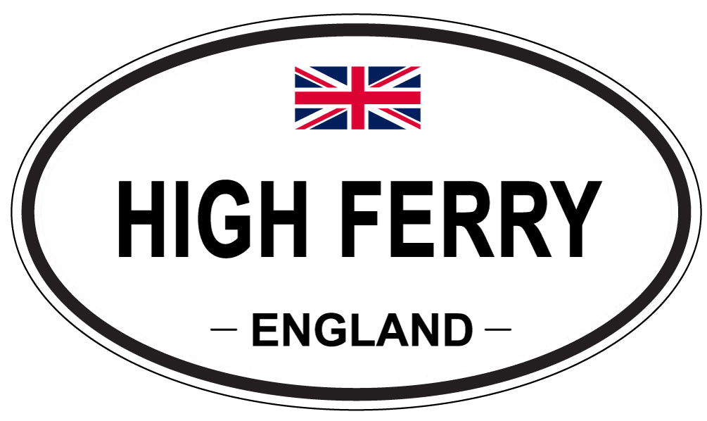 HIGH FERRY, England - Oval Magnet