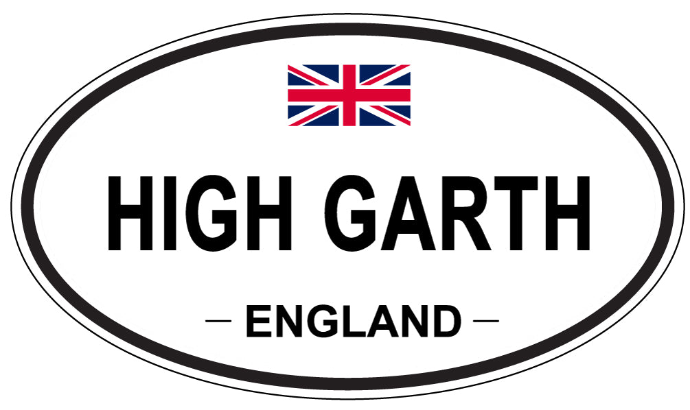 HIGH GARTH, England - Oval Magnet