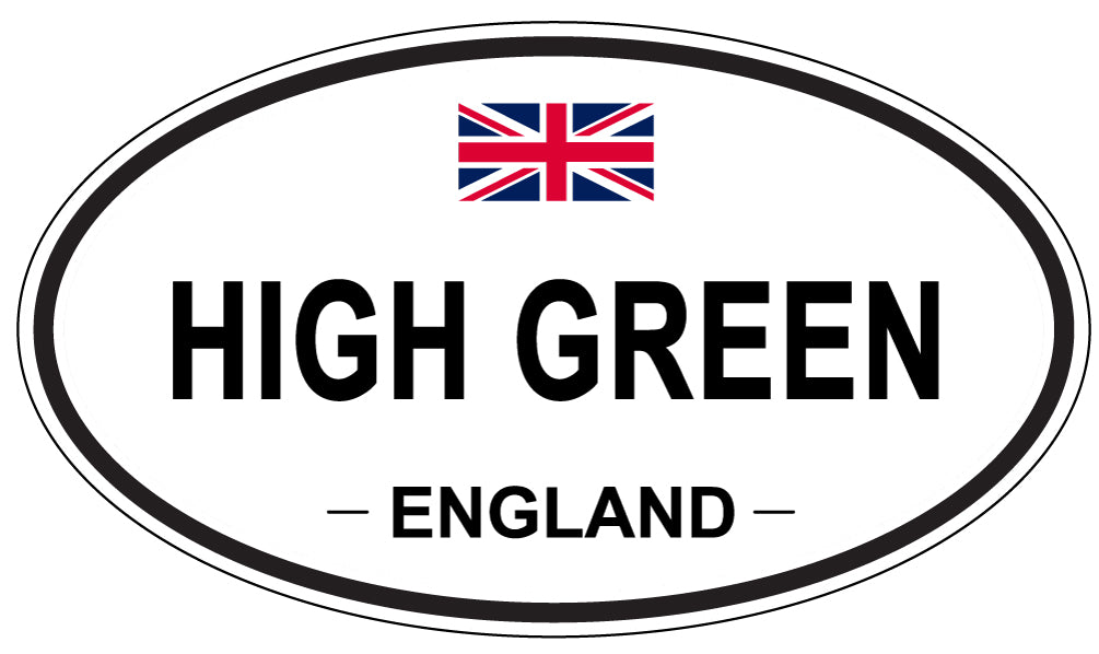 HIGH GREEN, England - Oval Magnet