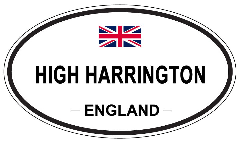 HIGH HARRINGTON, England - Oval Magnet