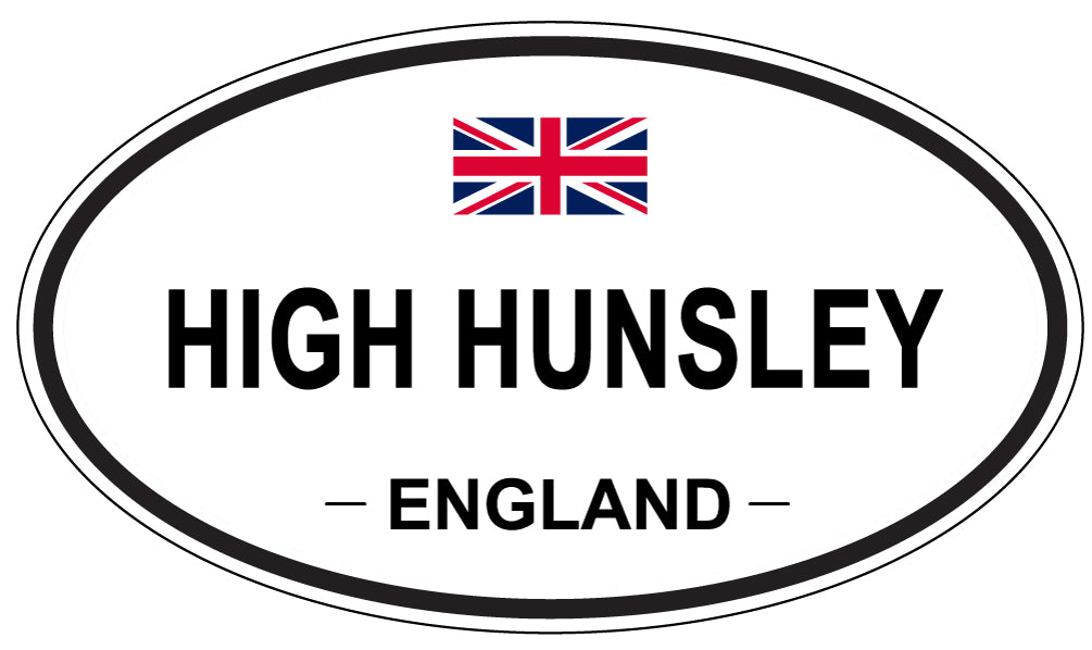 HIGH HUNSLEY, England - Oval Magnet