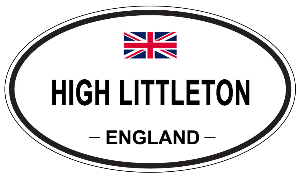 HIGH LITTLETON, England - Oval Magnet