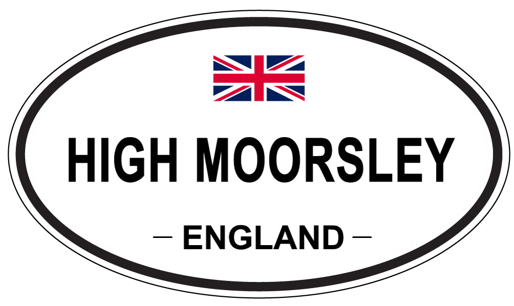 HIGH MOORSLEY, England - Oval Magnet