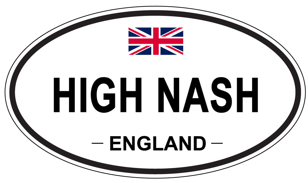 HIGH NASH, England - Oval Magnet