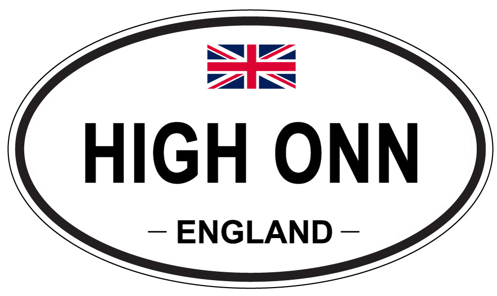 HIGH ONN, England - Oval Magnet
