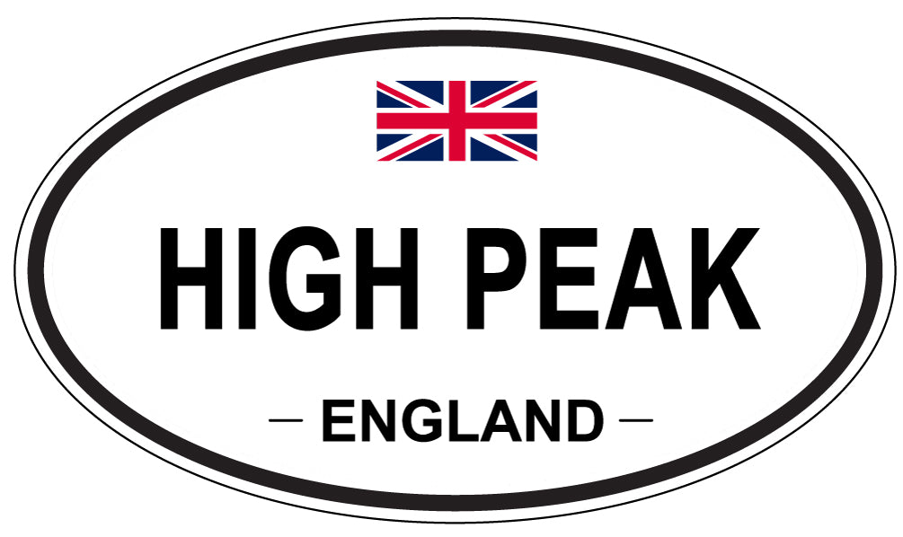 HIGH PEAK, England - Oval Magnet