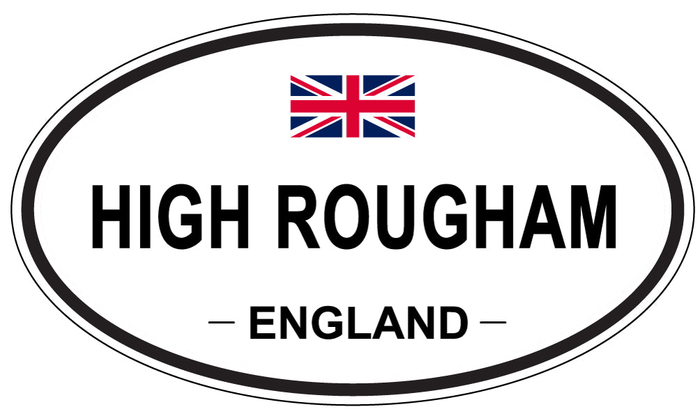 HIGH ROUGHAM, England - Oval Magnet