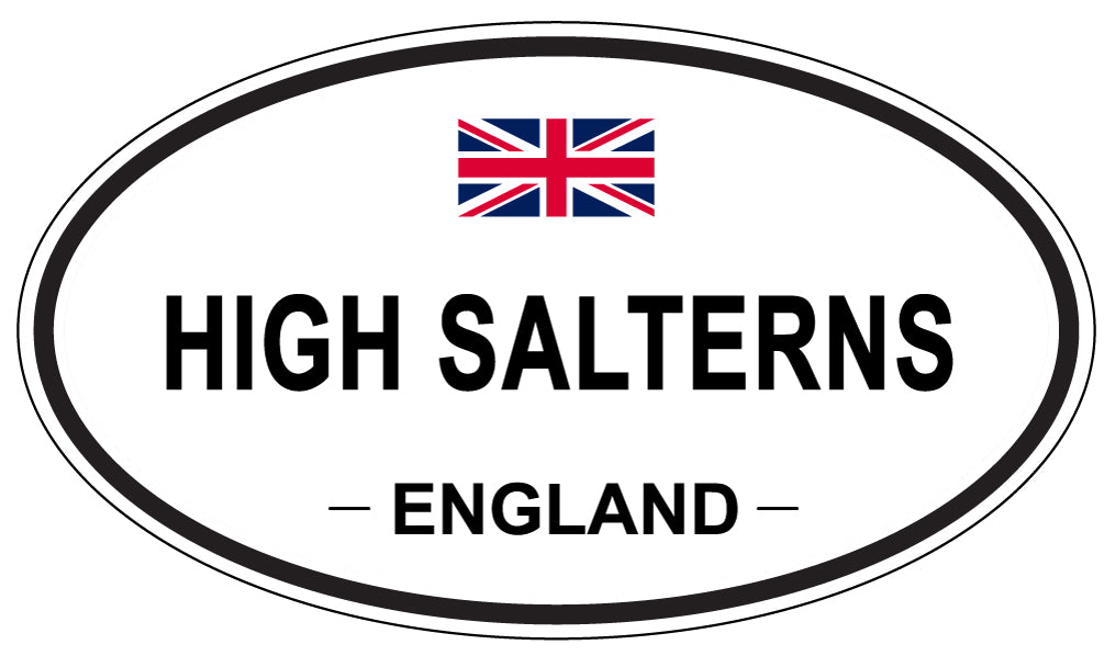HIGH SALTERNS, England - Oval Magnet