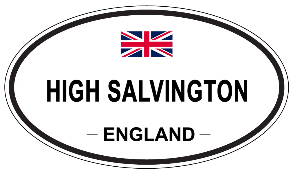 HIGH SALVINGTON, England - Oval Magnet