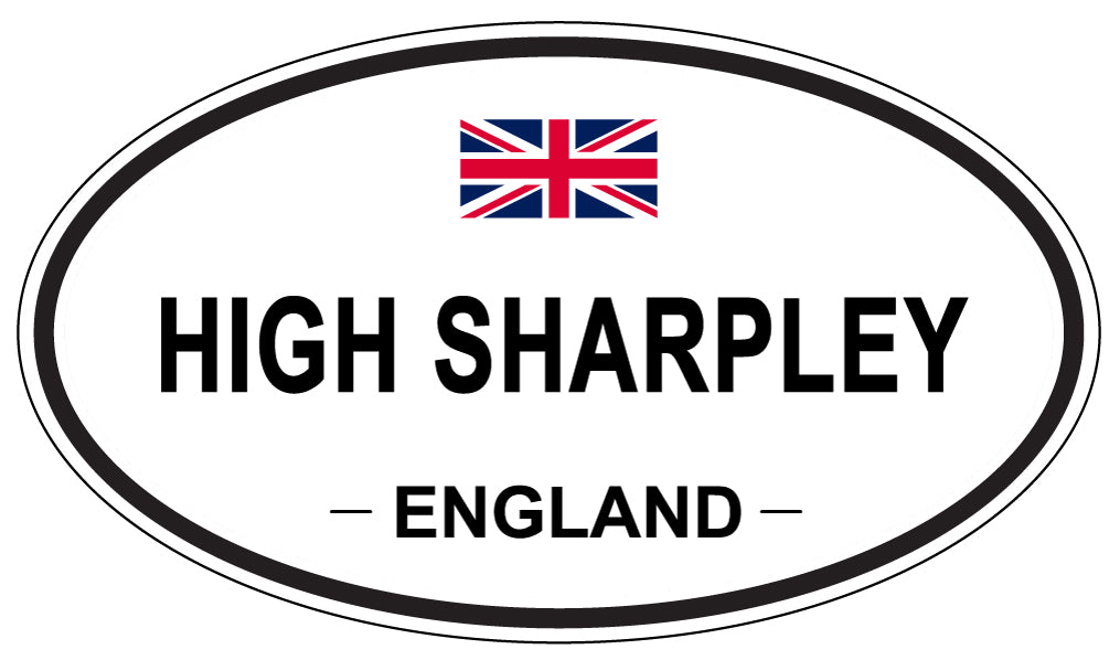 HIGH SHARPLEY, England - Oval Magnet