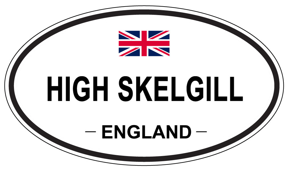 HIGH SKELGILL, ENGLAND - Oval Sticker